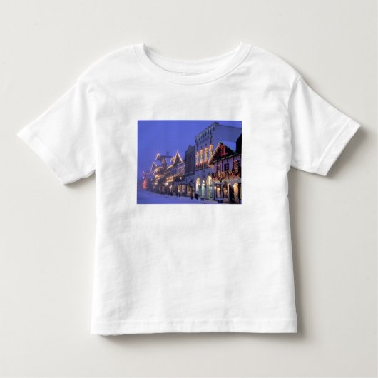 NA, VS, Washington, Leavenworth. Main Street Kinder Shirts (Voorkant)