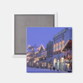 NA, VS, Washington, Leavenworth. Main Street Magneet (Voorkant / Achterkant)