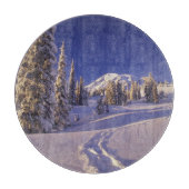 NA, VS, Washington, Mt. Rainier NP, Sneeuwschoen Snijplank (Voorkant)