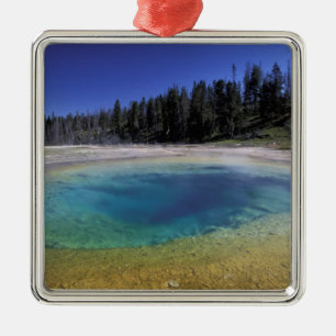 NA, VS, Wyoming, Yellowstone National Park. 2 Metalen Ornament