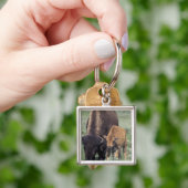 NA, VS, Wyoming, Yellowstone National Park. Sleutelhanger (Hand)