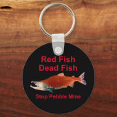Na zalm - Stop Pebble Mijn Sleutelhanger (Voorkant)