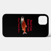 Na zalm - Stop Pebble Mine Case-Mate iPhone Case (Achterkant (horizontaal))