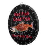 Na zalm - Stop Pebble Mine Dartbord (Voorkant Rechts)
