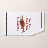 Na zalm - Stop Pebble Mine Handdoek (Handdoek)