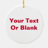 Na zalm - Stop Pebble Mine Keramisch Ornament (Achterkant)