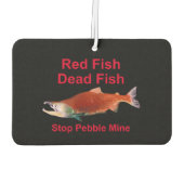 Na zalm - Stop Pebble Mine Luchtverfrisser (Achterkant)