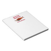 Na zalm - Stop Pebble Mine Notitieblok (Schuin)