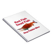 Na zalm - Stop Pebble Mine Notitieboek (Rechterzijde)