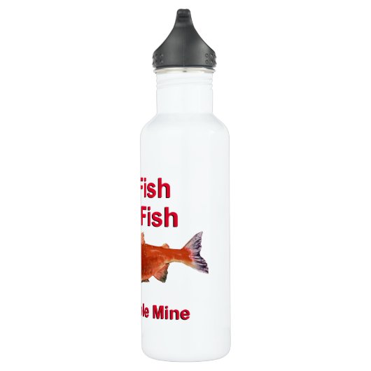 Na zalm - Stop Pebble Mine Waterfles (Rechts)