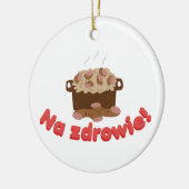 Na Zdrowie Kielbasa Keramisch Ornament (Links)