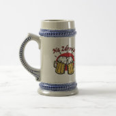 Na Zdrowie Toast met Mok van bier (Links)