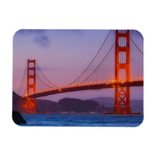 Na zonsondergang in Baker Beach Magneet