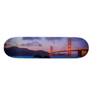 Na zonsondergang in Baker Beach Persoonlijk Skateboard