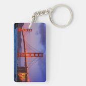 Na zonsondergang in Baker Beach Sleutelhanger (achterkant)