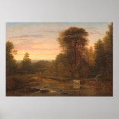 Na zonsondergang in Washington Allston Fine Art Po Poster (Voorkant)