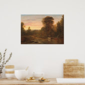 Na zonsondergang in Washington Allston Fine Art Po Poster (Keuken)