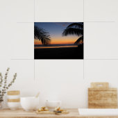 Na zonsondergang poster (Keuken)