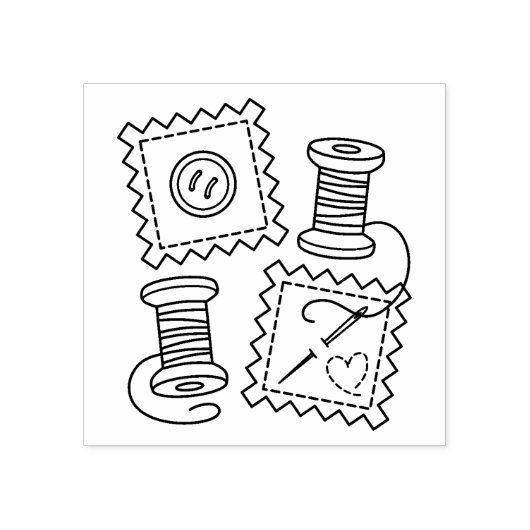 Naadkrafthobby - Naalddraad van Button van de verb Rubberstempel (Afrduk)