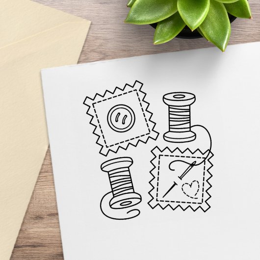 Naadkrafthobby - Naalddraad van Button van de verb Rubberstempel