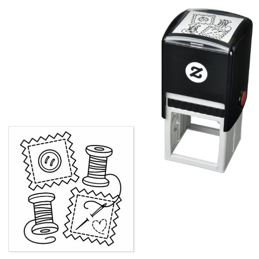 Naadkrafthobby - Naalddraad van Button van de verb Zelfinktende Stempel (In situ)