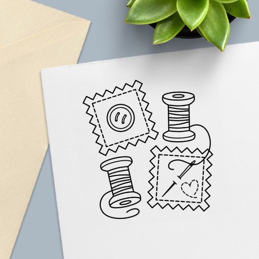 Naadkrafthobby - Naalddraad van Button van de verb Zelfinktende Stempel