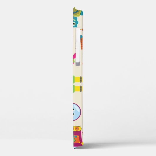 Naadloos, aanraakbaar achtergrondpatroon met klapb Case-Mate iPhone case (Achterkant / Links)