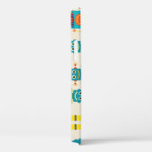 Naadloos, aanraakbaar achtergrondpatroon met klapb Case-Mate iPhone case (Achterkant / Rechts)