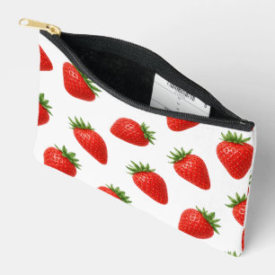 Naadloos Aardbeienpatroon Cute Rode Vrucht Etui