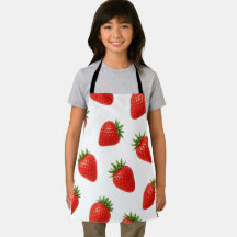 Naadloos Aardbeienpatroon Cute Rode Vrucht