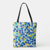 naadloos abstract achtergrondpatroon, met splastie tote bag (Achterkant)