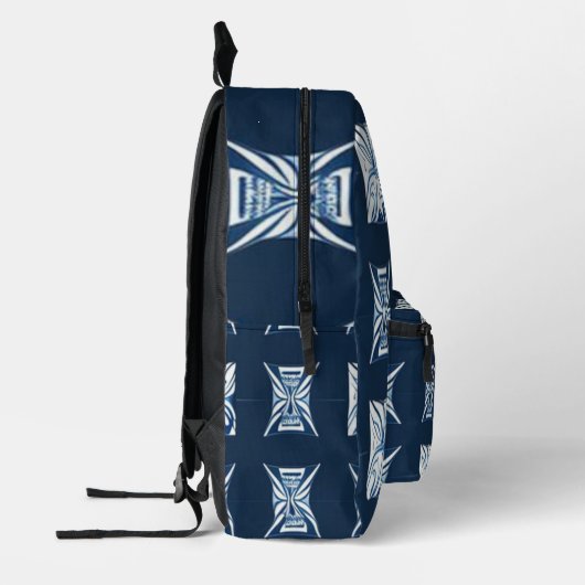 naadloos abstract bedrukte rugzak (Links)