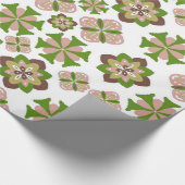 naadloos abstract bloemmotief cadeaupapier (Hoek)