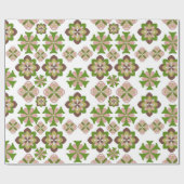 naadloos abstract bloemmotief cadeaupapier (Vlak)