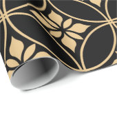 Naadloos abstract bloempatroon.  achtergrond cadeaupapier (Rol Hoek)