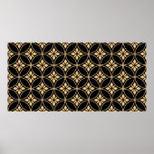 Naadloos abstract bloempatroon. achtergrond poster (Voorkant)