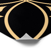 Naadloos abstract bloempatroon.  achtergrond poster (Hoek)