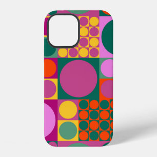 Naadloos abstract geometrisch achtergrondpatroon,  iPhone 12 hoesje