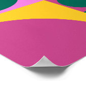 Naadloos abstract geometrisch achtergrondpatroon, poster (Hoek)