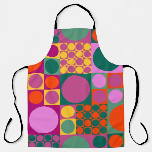 Naadloos abstract geometrisch achtergrondpatroon, schort (Voorkant)
