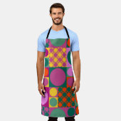Naadloos abstract geometrisch achtergrondpatroon, schort (Gedragen)