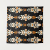 naadloos abstract geometrisch bloemontwerp wandkleed (Voorkant (horizontaal))