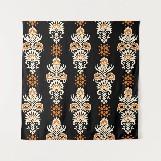 naadloos abstract geometrisch bloemontwerp wandkleed (Voorkant)