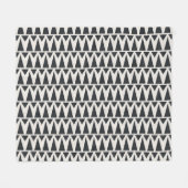 Naadloos Abstract geometrisch modern patroon Fleece Deken (Voorkant (Horizontaal))