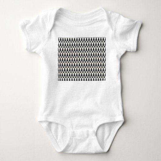 Naadloos Abstract geometrisch modern patroon Romper (Voorkant)