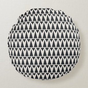 Naadloos Abstract geometrisch modern patroon Rond Kussen