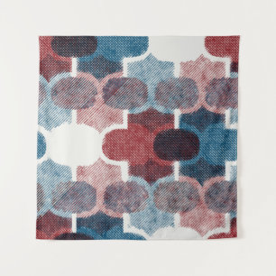 Naadloos abstract geometrisch patroon in vlakke ro wandkleed