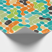 Naadloos abstract geometrisch patroon van de retro cadeaupapier (Hoek)