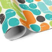 Naadloos abstract geometrisch patroon van de retro cadeaupapier (Rol Hoek)