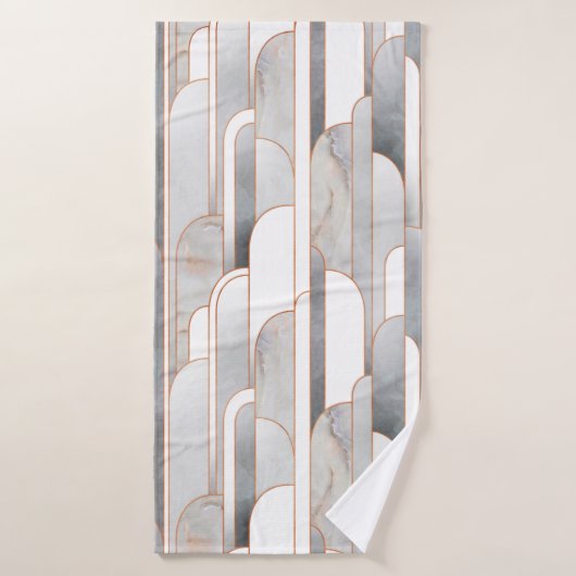 Naadloos abstract kunstdecopatroon met textuur en badhanddoek (Badhanddoek)